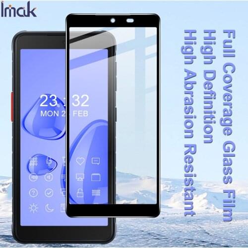 Imak Tempered Glass For Samsung Galaxy Xcover 5 Screen Guard Protective oleophobic Full glue