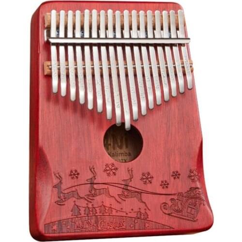 ZANi 17 Keys Kalimba,Thumb Finger Piano,Wooden Musical Instrument Marimba Christmas Gift for Music Lover,Children,Beginners,Etc