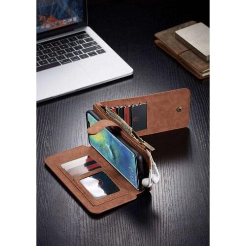 Flip Leather Case with Wallet for Huawei Mate 20 Pro Magnet Mobile Phone Bag Cover for Huawei Mate 20 with Free Screen Protector