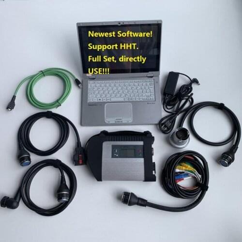 MB star C4 SD connect C4 car diagnosis scanner MB Star newest software 480G SSD in laptop CF-AX2 i5 8G fast speed directly use
