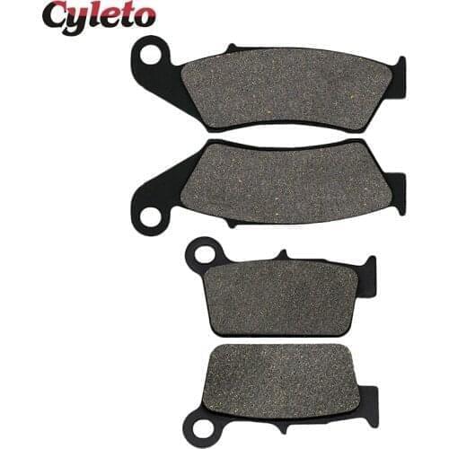 Cyleto Motorcycle Accessories Front and Rear Brake Pads for Gas Gas MX 125 250 EC 200 300 Raid 450 EC250F EC300F EC450F