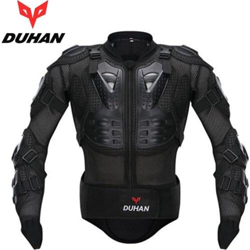 DUHAN Motocross Men Full Body Armor jacket Racing Spine Chest Protective jacket Gear Motorcycle Riding Body Protection Guards