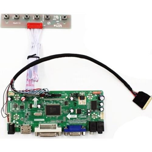 NT68676 VGA DVI AUIDIO HDMI-compatible LCD Controller Board Kit for N116B6-L07 11 inch 1366X768 universal lcd controller board