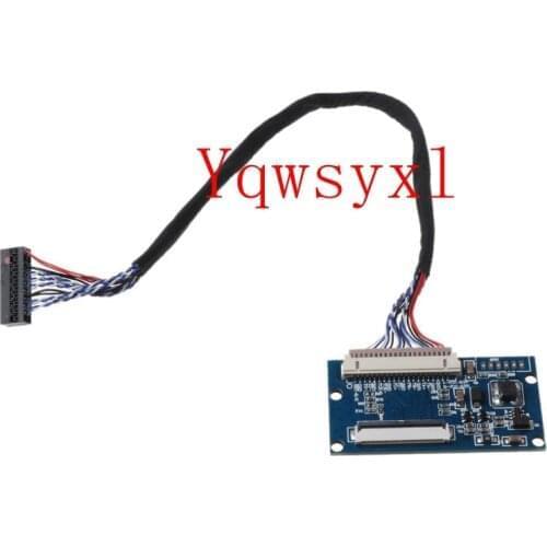 Yqwsyxl LVDS 1ch 8Bit 20Pin to 40Pin TTL Signal LCD Driver Board Converter Board for 7-10.1 inch 1024x768 LCD Panel with Cable