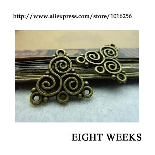 Zinc alloy pendant jewelry accessories diy handmade material charms 18 * 20 mm S link