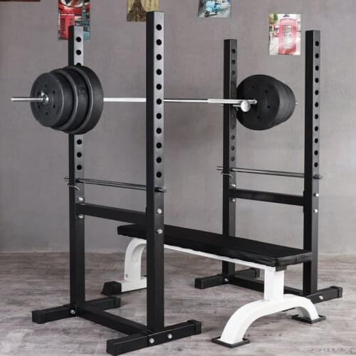 Half-frame safety frame parallel bar squat bar indoor horizontal bar barbell bracket fitness equipment bench press squat