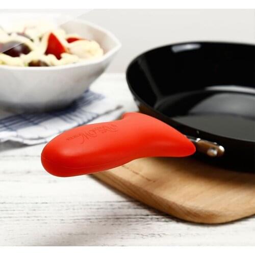 Anti-hot Silicone Heat Insulation Handle Silicone Heat Insulation Oven Mitt Glove Casserole Ear Pan Pot Holder Oven Grip