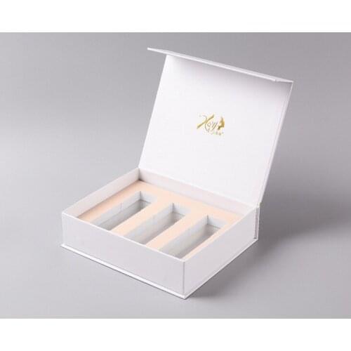 Luxury packaging box with ribbon custom handmade,UV color printing rigid packaging jeweler gift box ---PX10731