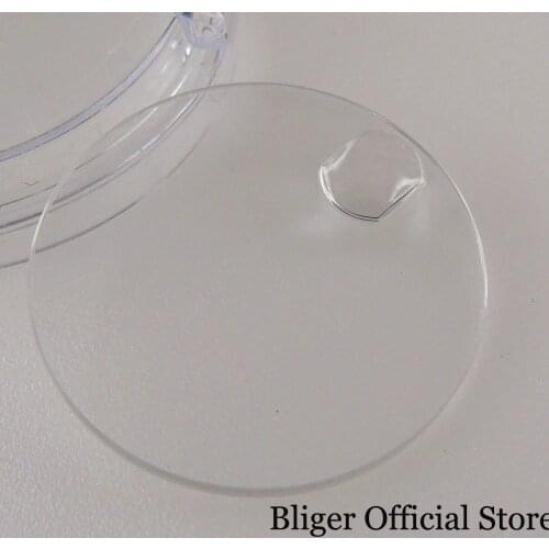 Only Watch Replacement Flat Sapphire Glass with Mgnifier fit 36mm Watch Case
