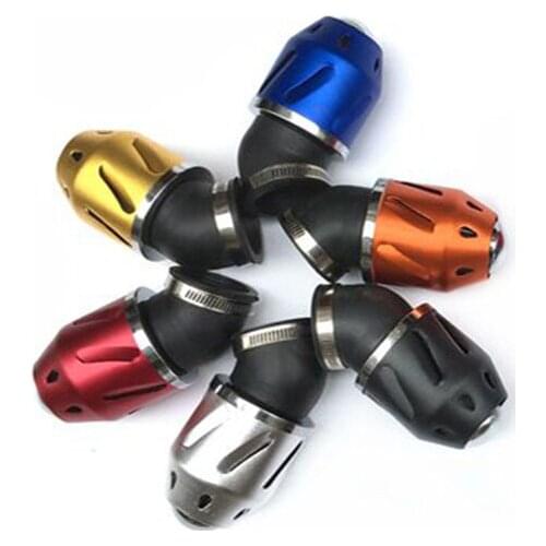 Universal 35mm 45mm 50cc Bullet Air Filter Cleaner Intake Motorcycle Scooter Dirt Pit ATV Pocket Bike Motorbike Motocross