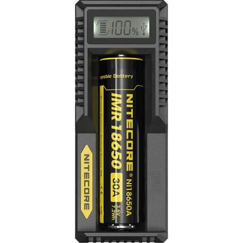 NITECORE UM Series UM10 USB QC Battery Charger for 18650, 18490, 18350, 17670, 17500, 16340(RCR123), 14500, 10440