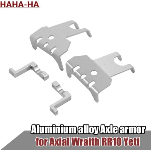 1/10 Metal Axle Pumpkin Protector Front Rear Axle Armor Skid Plate for RC Crawler Axial Wraith AX90018 RR10 Yeti AR60 OCP Axle