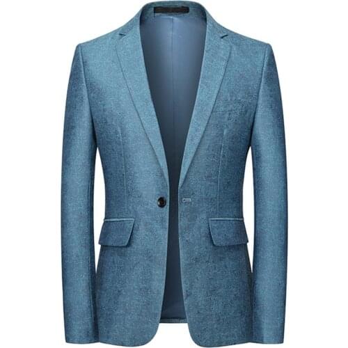 Green Suit Jacket Blazer Notch Lapel Plus Size One Button Formal Spring Autumn Slim Fit Casual Bussiness Costumes Tuxedos