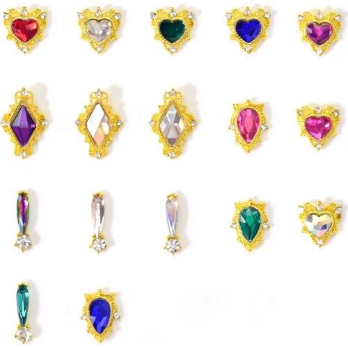 100Pcs/8mm Heart Nail Art Charms Nail Design For Valentines Day Nails /Wedding Nail Decoration (Love ) Heart Nail Charms 100 pc