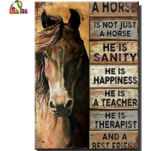 Diamond Embroidery Animal 5D DIY Full Square Diamond Painting Horse Rhinestone Cross Stitch Needlework Mosaic Wall Art Decor