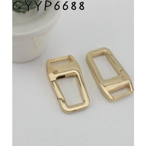 15mm 3colors DIY hand leather bags Shoulder strap hardware accessories hook deduction key chain buckle Leash Hook Buckle Trigger