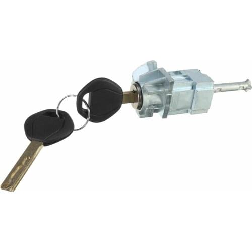 Left Driver Door Lock Cylinder Barrel Assembly with 2 Keys for BMW 3 Series E46 M3