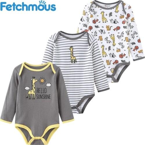 Baby Romper Boy Girl Clothes Full Sleeve Cotton Newborn Jumpsuit Winter Ropa de bebe Infantil Costume Twins for baby 3028