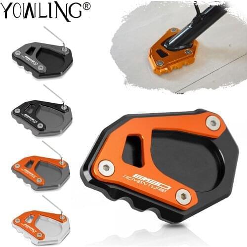 FOR 890 ADV Adventure / R 2020 2021 Motorcycle CNC Side Stand Enlarge Foot Pad Support Plate Kickstand Extension 890 Adventure R