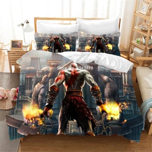 Home Textiles Game Type Patterns Adventure Type Comfortable Duvet Quilt Cover Pillowcase Bedding Set Teenager Bedroom Decoration