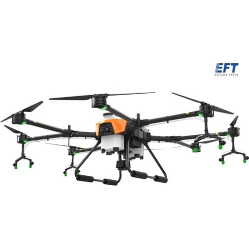 EFT G20 Agricultural 22KG Spray system drone double 10L water tank frame 12S integrated pump X8 power system kit