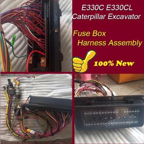 Good Quality CAT 330C 330CL Fuse Box Wire Harness Assembly for Caterpillar E330C Excavator Electric Parts