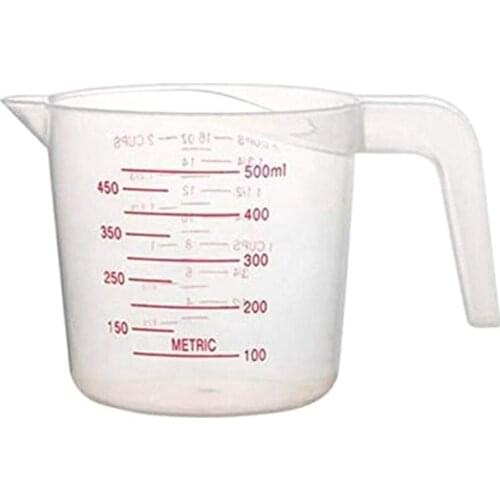 NEW 250/500/1000ML Kitchen Measuring Cup With Clear Scales Silicone Resin Glue Tool Jewelry Make Practical Grips Measuring Tool