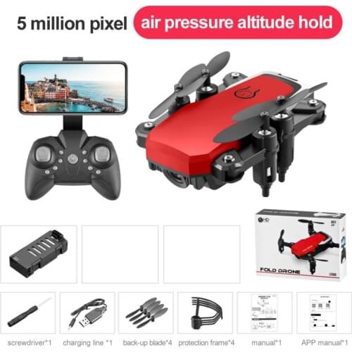 LF606 Foldable Drone WIFI With 4K HD 360 Degree Rotating Mini 2.4GH Radio Control Altitude Hold 6-Axis ABS Plastic Aerial Camera