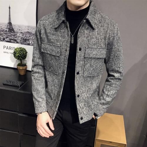Lihahafang Mens Wool Coats