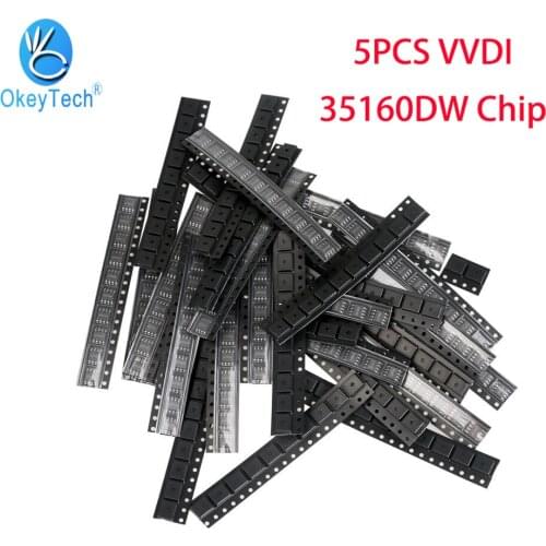 OkeyTech 5pcs/lot Xhorse 35160DW IC Chip For VVDI Prog Key Programmr Reject Red Dot No Need Simulator Replace M35160WT Adapter