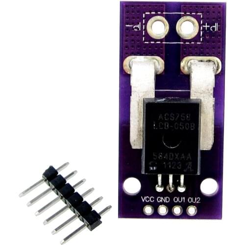 100A/50A Hall Current Sensor Module AC DC Current Sensor ACS758LCB-050B ACS758LCB-100B-PFF-T High Accuracy for RC Model