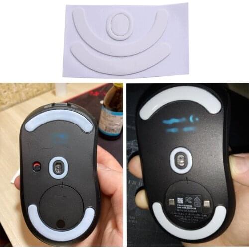 1Set Mouse Feet Mouse Skates Stickers Pad Rounded Glides Curved Edges Replacement for logitech G403 G603 G703 Mouse