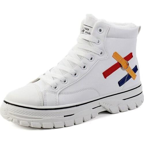 New Super Fire Womens Boots Fashion High-top Height Casual Increasing Women Booties Winter Thick-soled Female Sneakers Shoes