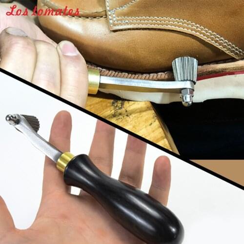 DIY making handmade shoe Sewing Stitch Spacer Diamond Awl Haft Stitching Punch 2mm /3mm Leather Craft Wheel Marker Tools