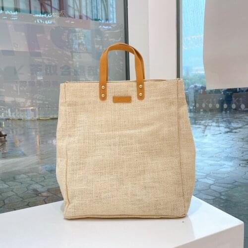 New 2021 Summer Fashion Beach Straw Women Bag Bohemian Travel Casual Female Big Messenger Bag Ladies Weave Linen Shoulder Bag