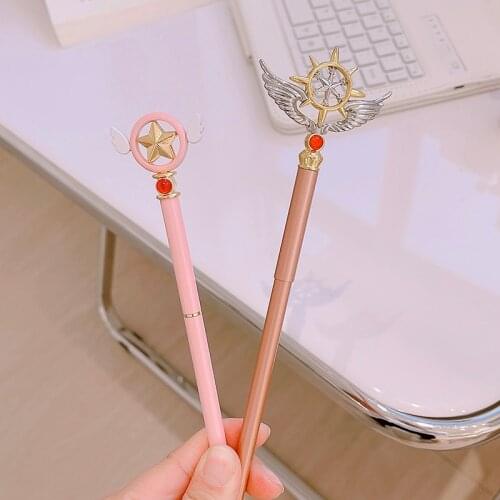 Anime Star Popular Anime Card Captor Cardcaptor Sakura Star Key Ballpoint Ball Pen Ballpen School Stationery