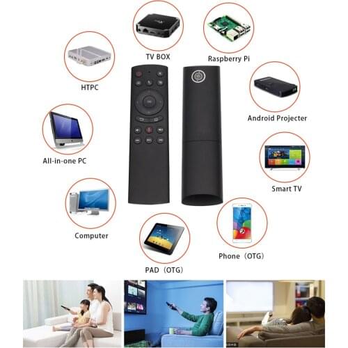 New G20 G20S Gyro Smart Voice Remote Control IR Learning 2.4G Wireless Fly Air Mouse for X96 Mini H96 MAX X99 Android TV Box