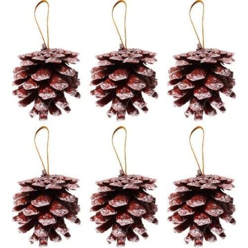 Christmas Pine Cone Ornament Profitable Small christmas decorations рождественские украшения