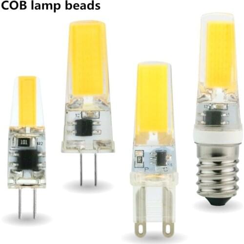 1pcs LED G4 G9 E14 3W 6W Light Bulb AC/DC 12V 220V LED Lamp COB Spotlight Chandelier Replace Halogen Lamps Cold/Warm white
