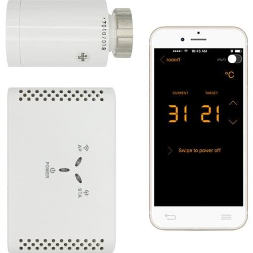 WIFI Thermostatic radiator valve digital programmable thermostat for radiator controlled by smartphone app