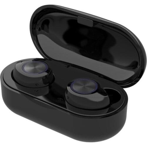TW60 5.0 Glowing Bluetooth Earphone Binaural Wireless Earbuds Touch Control Hifi Stereo Noise Reduction Headset Ew
