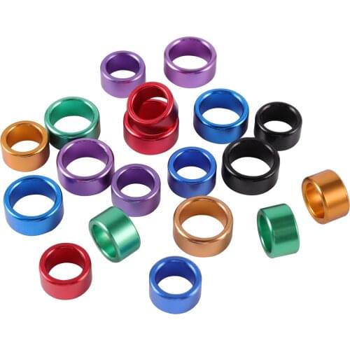 Inner diameter 8/10mm Bird Foot Ring Aluminium Pigeon Leg Bands Outdoor Flying Training Identification Foot Ring 180 Pcs