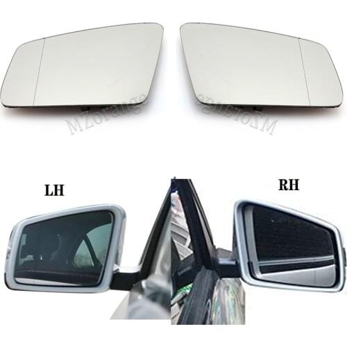 Heated Door Wing Side wing Mirror Glass for Mercedes-Benz W204 W212 W221 2010-2013 Car Exterior Rear View Rearview Mirror Glass