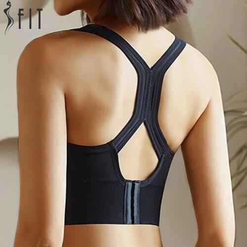 Top Women crop top Sports Bra Push Up Fitness Gym Bra Female Hollow Breathable Sexy Running Yoga Bra Athletic Sportswear tops