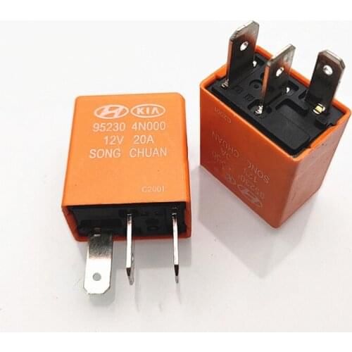 1pcs 95230 4N000 Automotive Relay 12V 20A 3-pin 12VDC electronic flasher