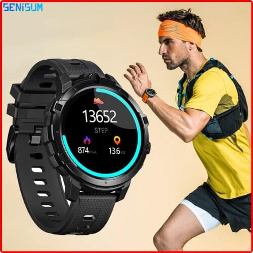 2021 Upgrade Android 10 Smartwatch Men 4GB+64GB 1.6 inch HD Screen 5MP Camera GPS WIFI Google APP download Map Smart Watch Phone