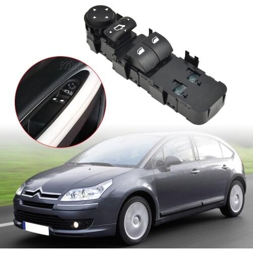 6554.HE Driver Side Electric Window Control Switch 6554HE Glass Lifter Button for Citroen C4 2004 2005 2006 2007 2008 2009 2010