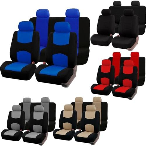 9pcs Universal Car Seat Covers Auto Protect Covers Automotive Protect Seat Cushion
