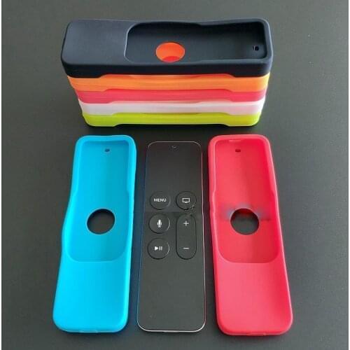 1Pc Silicone Cover Case For Apple TV4 TV5 4K Remote Control Sleeve Protective Cover Thickened Anti-Drop Dust-Proof Waterproof