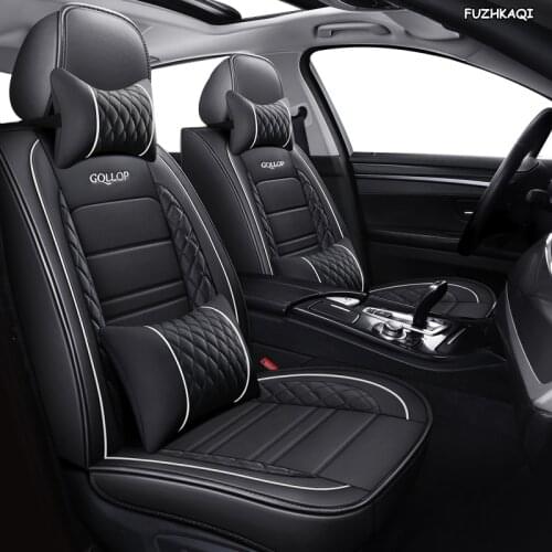 FUZHKAQI leather car seat cover For Changan all models CS75 CS35 CX20 CX30 CS15 CS95 CS55 car seats